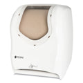 San Jamar Smart System with iQ Sensor Towel Dispenser, 16.5 x 9.75 x 12, White/Clear