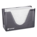 San Jamar Countertop Folded Towel Dispenser, 11 x 4.38 x 7, Black Pearl
