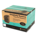San Jamar Simplicity Mechanical Roll Dispenser, 12.38 x 9.5 x 14.63, Black Pearl