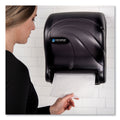 San Jamar Tear-N-Dry Essence Touchless Towel Dispenser, 11.75 x 9.13 x 14.44, Black Pearl