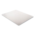 deflecto ExecuMat All Day Use Chair Mat for High Pile Carpet, 46 x 60, Rectangular, Clear