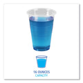Boardwalk Translucent Plastic Cold Cups, 16 oz, Polypropylene, 50/Pack
