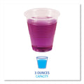 Boardwalk Translucent Plastic Cold Cups, 3 oz, Polypropylene, 125/Pack