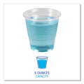 Boardwalk Translucent Plastic Cold Cups, 5 oz, Polypropylene, 100 Cups/Sleeve, 25 Sleeves/Carton