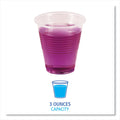 Boardwalk Translucent Plastic Cold Cups, 3 oz, Polypropylene, 125 Cups/Sleeve, 20 Sleeves/Carton