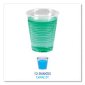Boardwalk Translucent Plastic Cold Cups, 12 oz, Polypropylene, 50/Pack