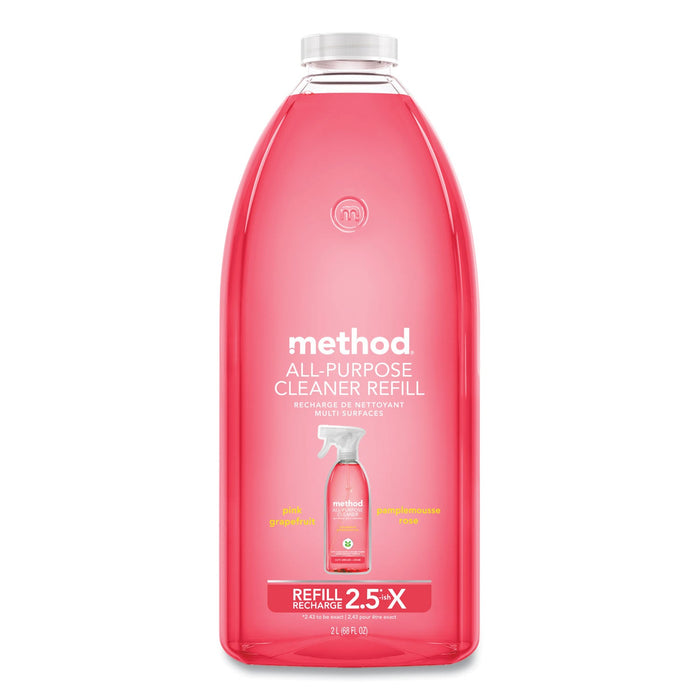 Method All Surface Cleaner, Grapefruit Scent, 68 oz Plastic Bottle