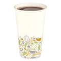 Boardwalk Deerfield Printed Paper Hot Cups, 16 oz, 50 Cups/Sleeve, 20 Sleeves/Carton
