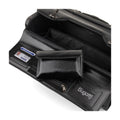 STEBCO Catalog Case on Wheels, Fits Devices Up to 17.3", Leather, 19 x 9 x 15.5, Black