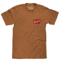 Coors Banquet Rodeo Bull Rider Front/Back T-Shirt - Brown Sugar by Tee Luv