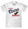Coors Original Rodeo Beer T-Shirt - White by Tee Luv