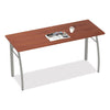 Linea Italia Trento Line Rectangular Desk, 59.13" x 23.63" x 29.5", Cherry