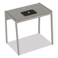 Linea Italia Klin Desk, 33" x 19" x 29.5", Ash
