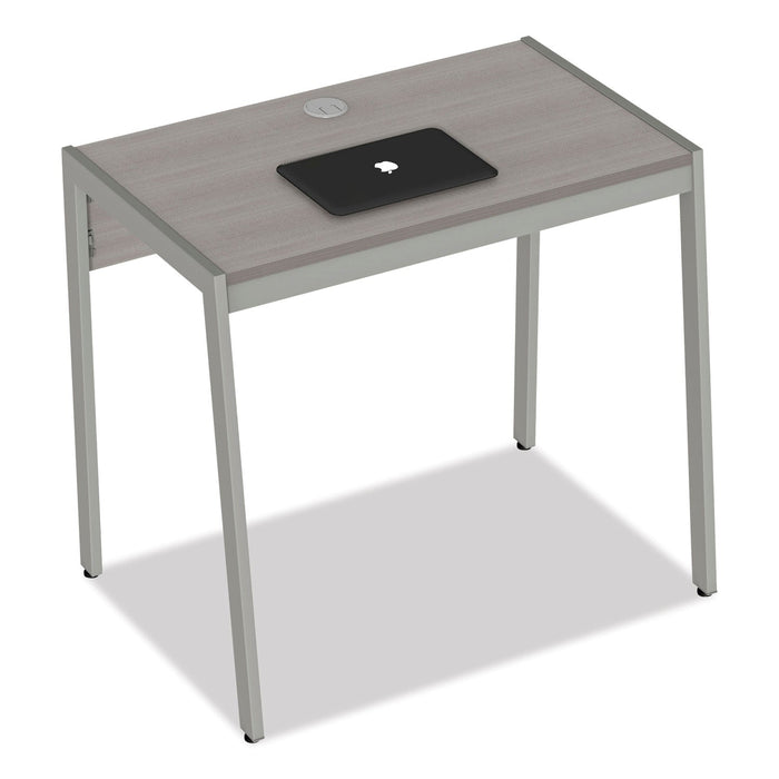 Linea Italia Klin Desk, 33" x 19" x 29.5", Ash