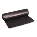 Boardwalk Low Density Repro Can Liners, 33 gal, 1.2 mil, 33" x 39", Black, 10 Bags/Roll, 10 Rolls/Carton