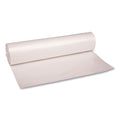 Boardwalk Low Density Repro Can Liners, 56 gal, 1.4 mil, 43" x 47", Clear, 10 Bags/Roll, 10 Rolls/Carton