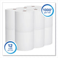 Scott Essential High Capacity Hard Roll Towels for Business, Absorbency Pockets, 1.5" Core, 8" x 1,000 ft, White, 12 Rolls/Carton