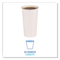 Boardwalk Paper Hot Cups, 20 oz, White, 12 Cups/Sleeve, 50 Sleeves/Carton