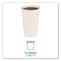 Boardwalk Paper Hot Cups, 16 oz, White, 20 Cups/Sleeve, 50 Sleeves/Carton