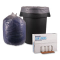 Boardwalk Low Density Repro Can Liners, 56 gal, 1.1 mil, 43" x 47", Clear, 10 Bags/Roll, 10 Rolls/Carton