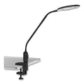 Alera Clamp-On, 3 Diopter LED Desktop Magnifier, 6.88"w x 16.63"d x 16.75"h, Black