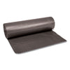 Boardwalk Low-Density Waste Can Liners, 56 gal, 1.1 mil, 43" x 47", Gray, 100/Carton