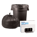 Boardwalk Low-Density Waste Can Liners, 56 gal, 1.1 mil, 43" x 47", Gray, 100/Carton