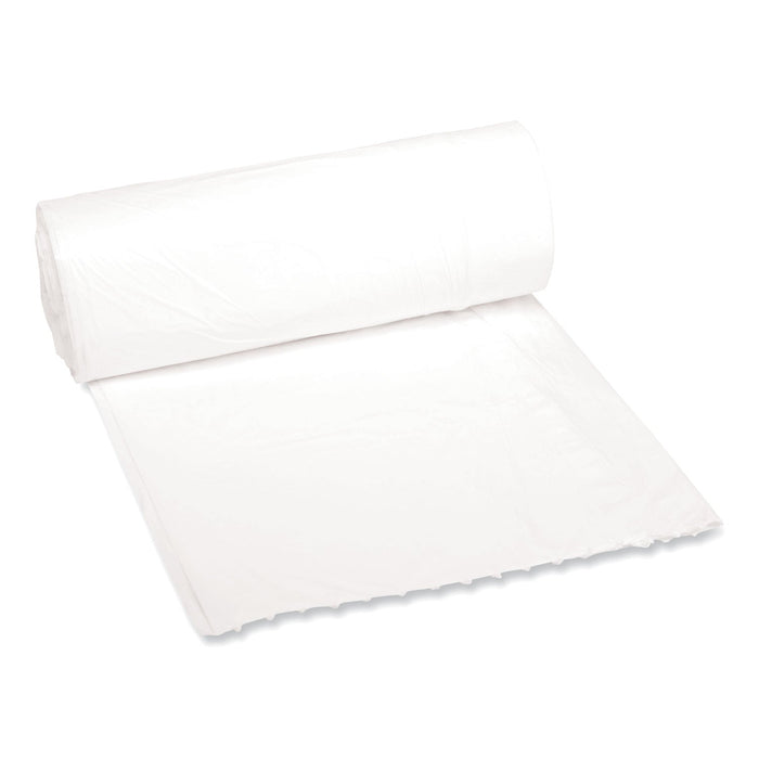Boardwalk Low-Density Waste Can Liners, 16 gal, 0.4 mil, 24" x 32", White, 500/Carton
