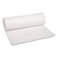 Boardwalk Low-Density Waste Can Liners, 60 gal, 0.6 mil, 38" x 58", White, 100/Carton