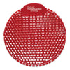 Fresh Products Slant7 with Terminator Urinal Screen, Evergreen Scent, Red, 30/Carton
