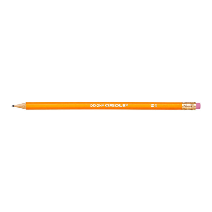 Dixon Oriole Pre-Sharpened Pencil, HB (#2), Black Lead, Yellow Barrel, 144/Pack