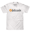 Bitcoin Cryptocurrency Logo T-Shirt - White