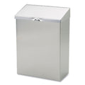 HOSPECO Wall Mount Sanitary Napkin Receptacle, Stainless Steel