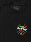 Mountain Dew Racing Front and Back T-Shirt - Black by Tee Luv