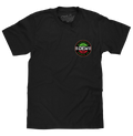Mountain Dew Racing Front and Back T-Shirt - Black by Tee Luv
