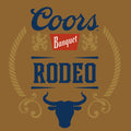 Coors Rodeo Hooded Sweatshirt - Brown by Tee Luv