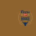 Coors Rodeo Hooded Sweatshirt - Brown by Tee Luv