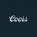 Coors Genuine Bock Beer Left Chest Front and Back Print T-Shirt - Denim Black Heather by Tee Luv