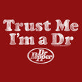 Dr Pepper Trust Me I'm a Doctor T-Shirt - Cardinal Red by Tee Luv