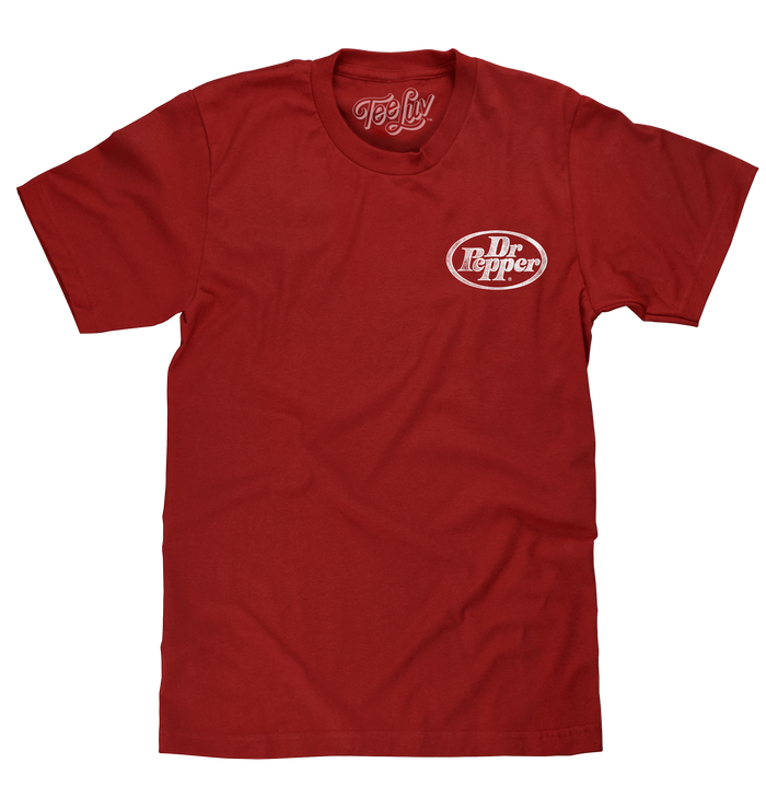 Dr Pepper Trust Me I'm a Doctor T-Shirt - Cardinal Red by Tee Luv