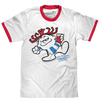 Hawaiian Punch Ringer T-Shirt - White/Red
