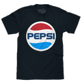 80s Pepsi Logo T-Shirt - Navy Blue by Tee Luv