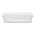 Rubbermaid Food/Tote Boxes, 8.5 gal, 26 x 18 x 6, Clear, Plastic