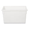 Rubbermaid Food/Tote Boxes, 21.5 gal, 26 x 18 x 15, White, Plastic