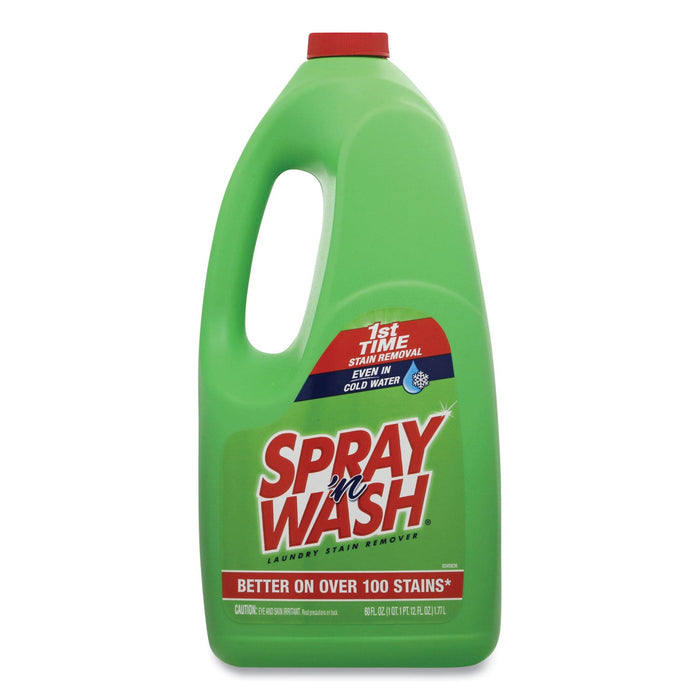 SPRAY ‘n WASH Pre-Treat Refill, Liquid, 60 oz Bottle, 6 per Carton