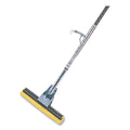Rubbermaid Steel Sponge Mop, 12" Wide Yellow Cellulose Sponge Head, Bronze Steel Handle