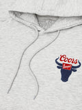 Coors Banquet Rodeo Hooded Sweatshirt - Gray by Tee Luv