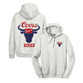 Coors Banquet Rodeo Hooded Sweatshirt - Gray by Tee Luv