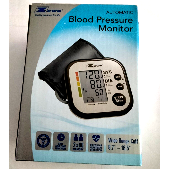 Zewa Automatic Blood Pressure Monitor, Wide Range Cuff -Model UAM-710 by Pasteur Pharmacy