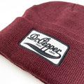 Dr Pepper Trademark Logo Beanie - Burgundy by Tee Luv